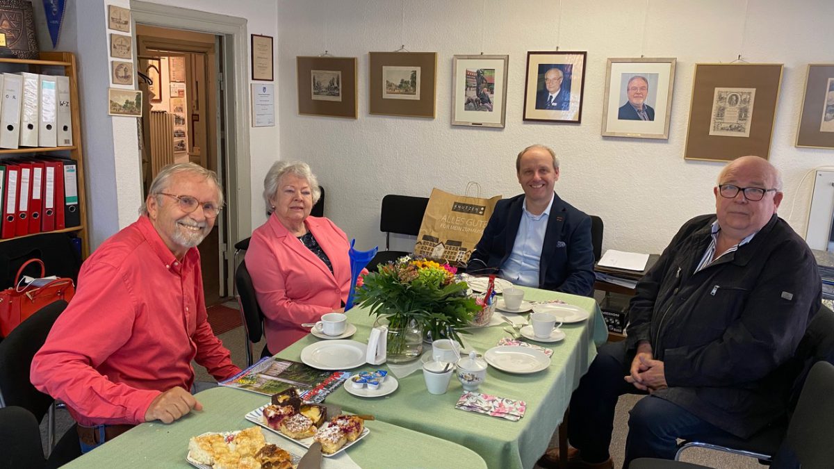 Zu Gast im Heimatmuseum Wandsbek mit Ralf Niedmers und Karl-Heinz Warnholz