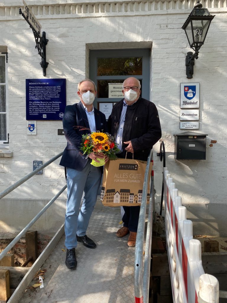 Zu Gast im Heimatmuseum Wandsbek mit Ralf Niedmers und Karl-Heinz Warnholz