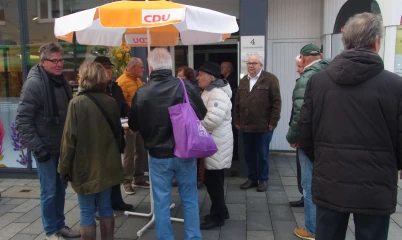 27.10.2018 – Tag der CDU – Infostand
