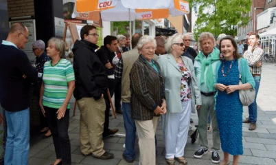 10.06.2017 – Infostand vor der Schweriner Str. 4