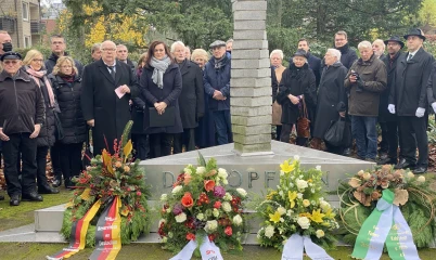 Traditionelle, überparteiliche Gedenkfeier zum Volkstrauertag am Mahnmal Rahlstedt mit Franziska Hoppermann am 14.11.21