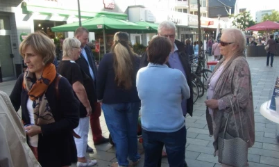 24.09.2016 – Infostand in der Schweriner Str.
